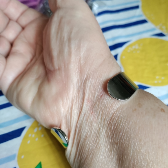 Paparazzi faux lapis cuff bracelet (2) SOLD** - Picture 3 of 4